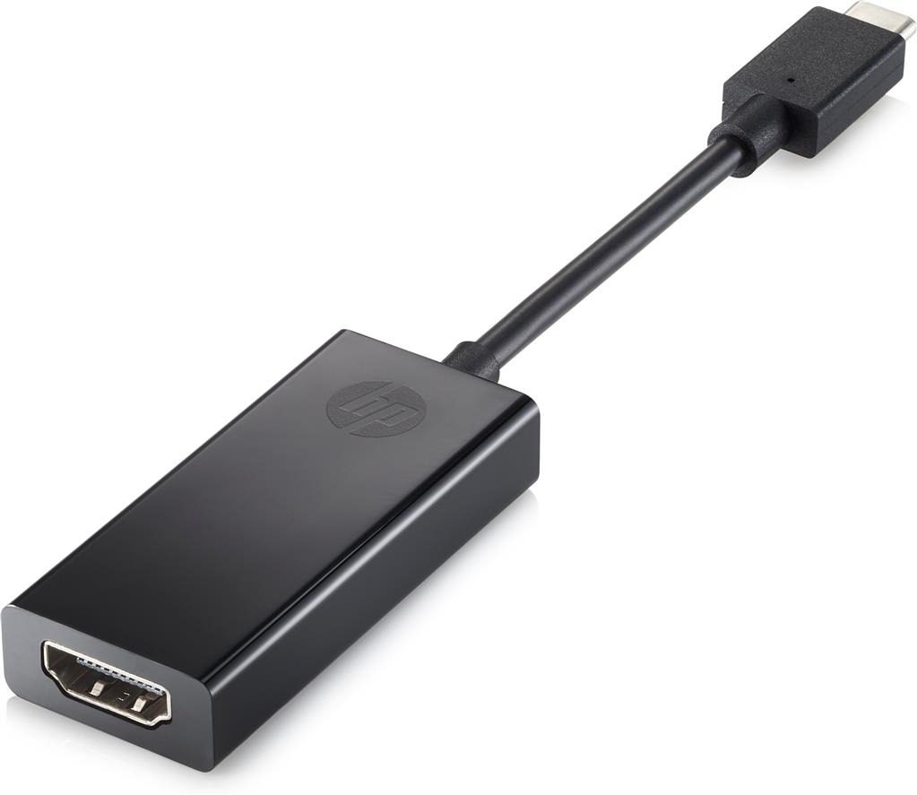 Adaptateur HP USB type C vers HDMI 2.0 Noir (1WC36AA)