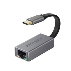 Adaptateur Promate GigaLink-C USB-C vers Gigabit Ethernet haute vitesse