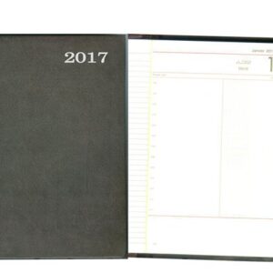 Agenda journalier de bureau avec répertoire 80 g/m² 17 x 24 cm papier blanc