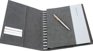 Agenda semainier avec jacket VIP 21x27 et couverture en similicuir