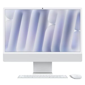 Apple iMac 24" (2024) - Apple M4 10 cœurs 16 Go SSD 256 Go Écran Retina 4.5K avec Nano-texture glass macOS Sequoia Argent (MD3H4FN/A)