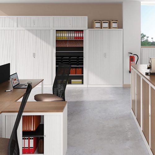 Armoire à rideaux Verticale Démontable GAPSA gris (AVD1980)