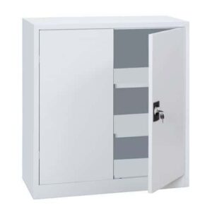 Armoire basse à portes Battantes métallique 100 x 120 x 45 Epaisseur de Tôle et coloris au choix