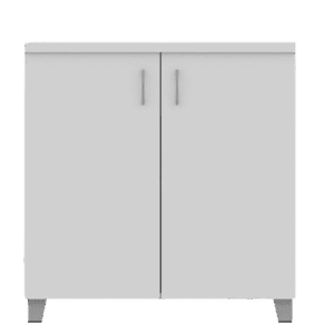 ARMOIRE BASSE EN BOIS A PORTES BATTANTES 80X41X83 COLORIS AU CHOIX