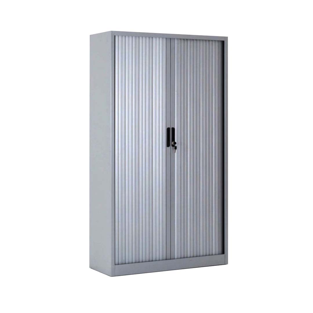 Armoire haute à rideaux métallique 200x120 cm Epaisseur de Tôle et Coloris au choix