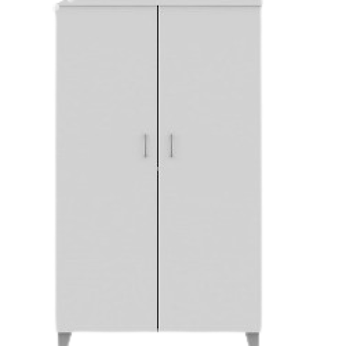 ARMOIRE MOYENNE EN BOIS 2 PORTES BATTANTES 80X41X156 COLORIS AU CHOIX