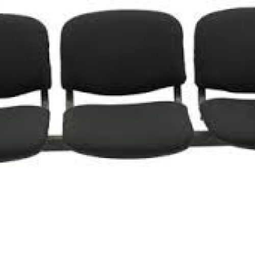 Banquette de réception 3 places iso en plastique importation