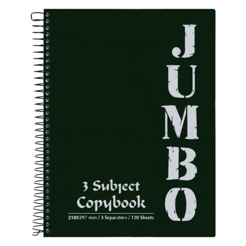 BLOC NOTES MINTRA JUMBO COUVERTURE POLYPRO 3 INTERCALAIRES