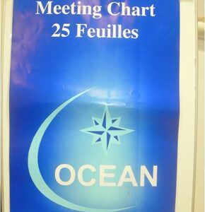 Bloc papier pour chevalet Meeting Chart OCEAN 25 Feuilles