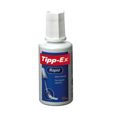 Boite de 10 Flacons correcteurs 20ml Rapid Tipp-ex