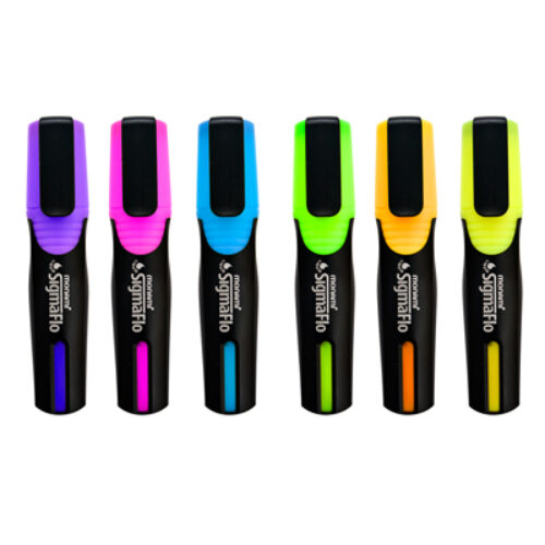 Boite de 10 Fluorescents Monami Sigmaflo 6 Coloris au choix