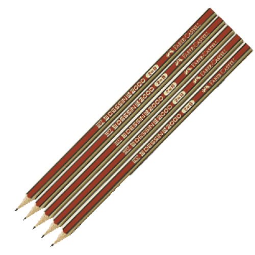 Boite de 12 Crayons dessin Faber Castell (3 Gaduations au choix)