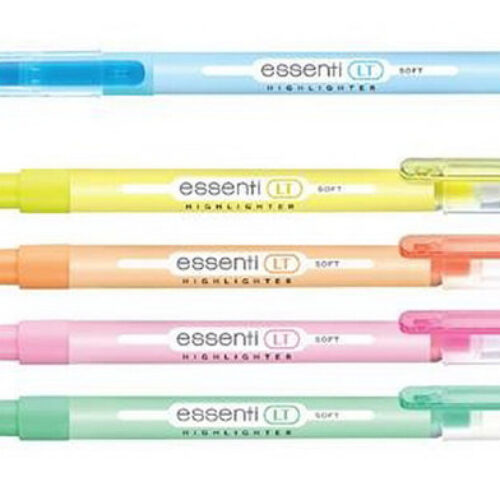 Boite de 12 Fluorescents Monami Essenti Soft