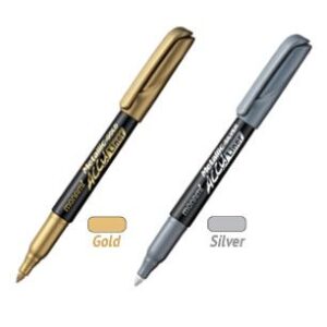 Boîte de 12 Marqueurs permanents Toutes surfaces MonAmi Acculiner