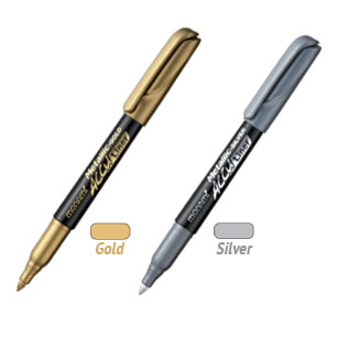 Boîte de 12 Marqueurs permanents Toutes surfaces MonAmi Acculiner