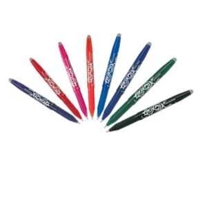 Boite de 12 rollers encre gel PILOT Frixion Ball Médium 8 Coloris au choix