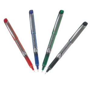 Boite de 12 Rollers liquide Hitech-point PILOT V5 Grip Pointe fine 4 couleurs au choix