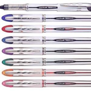 Boite de 12 Rollers Uni-Ball Vision Elite encre liquide 0.8mm 8 coloris au choix