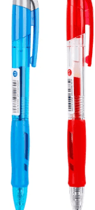 Boite de 12 Stylos gel Deli-EG08 Arris à pointe conique 0,5 mm coloris au choix