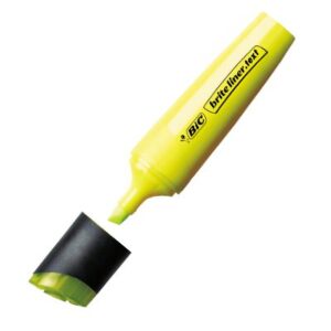 Boite de 12 Surligneurs BIC Brite Liner Text 4 Coloris au choix