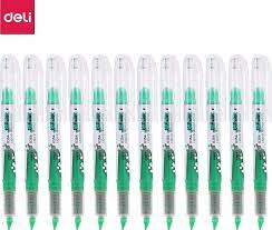 Boite de 12 SURLIGNEURS DELI U35450 Vert