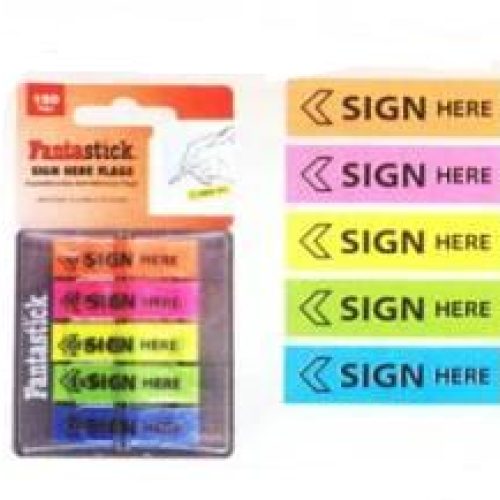 Boîte de 150 index Fantastick 45 X 12 mm 5 Couleurs assorties