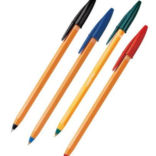 Boîte de 20 stylos Bille BIC Orange fine Coloris au choix
