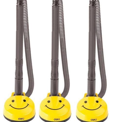 BOITE DE 24 STYLOS SUR SOCLE DELI-EQ50 0,7mm coloris au choix