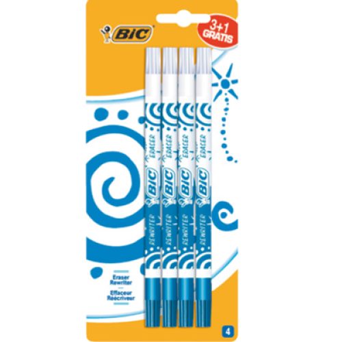 Boite de 3 effaceurs-réecriveurs d’encre BIC + Un gratuit
