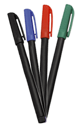 Boite de 4 Marqueurs Permanents LANTU pour CD / DVD coloris au choix