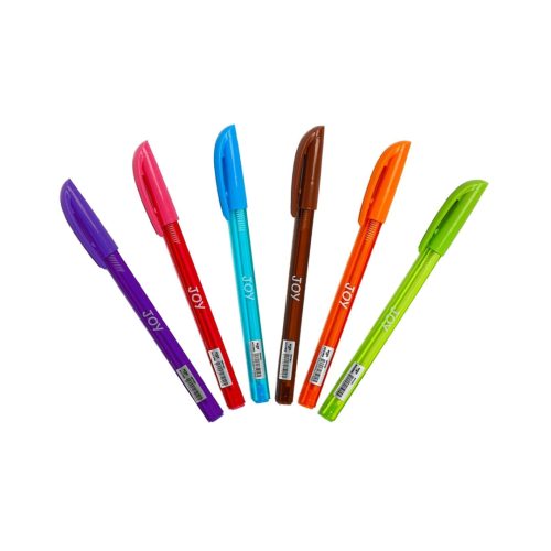 Boite de 50 Stylos à bille JOY ACCORD 1MM pointe médium assortis