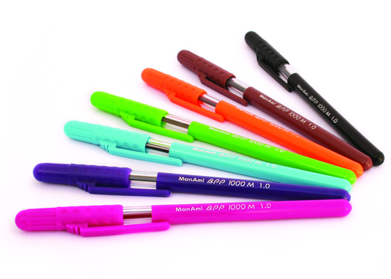 Boite de 50 Stylos Bille Mon Ami 1 mm 10 Couleurs au choix