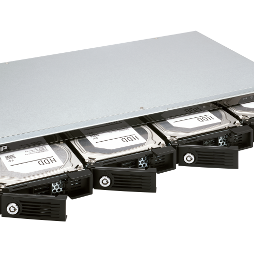 Boitier d’extension QNAP RAID monté en rack USB-C 3.0 – 4 baies 2.5″/3.5″ SATA (TR-004U)