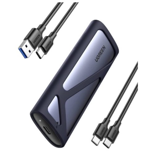 boitier UGREEN M.2 NVMe & M.2 SATA CABLE USB 3.0 & TYPE-C (90264)