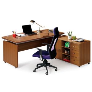 Bureau Direction THALES 200 cm avec retour + rangement