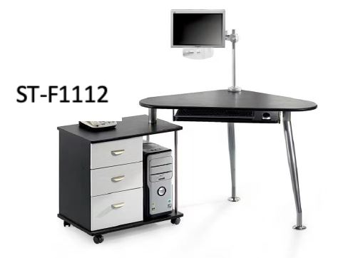 Bureau informatique OXFORD en bois & métal