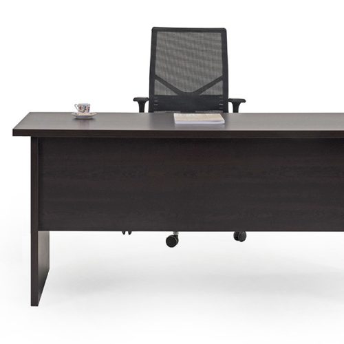BUREAU OPÉRATEUR DROIT EN BOIS PIETEMENT PANNEAUX DE 30 MM VOILE DE FOND EN BOIS 140*80*75 COLORIS AU CHOIX