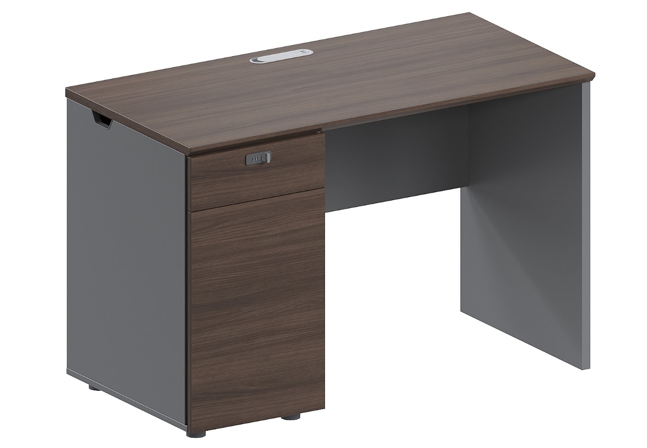 Bureau Opérateur ikône 120*60*7 cm couleur pari walnut