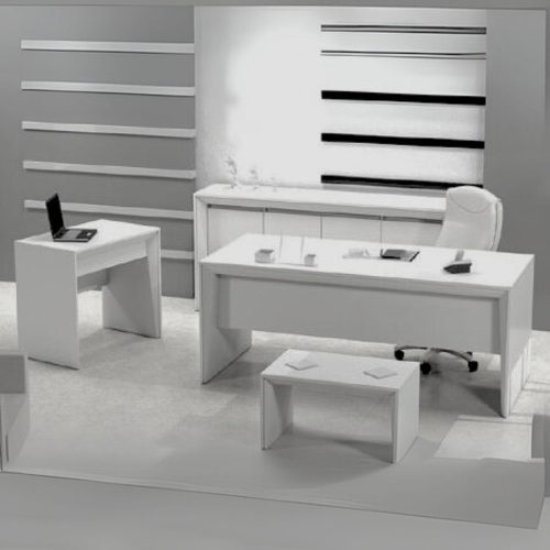 Bureau Président LIBRA 200 cm avec retour