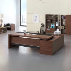 Bureau Président OPTIMUM 58 mm d'epaisseur anti rayures coloris au choix