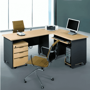 Bureau PRIMA avec retour + Caisson mobile 175 cm Couleur