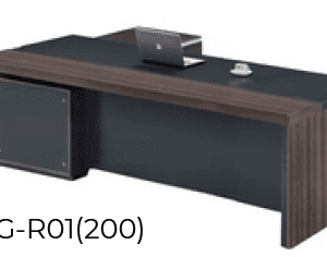 Bureau TEMPO Retour avec rangement 200x184x76 cm coloris au choix