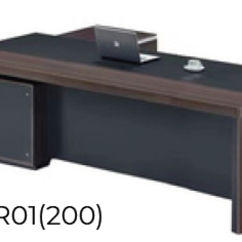 Bureau TEMPO Retour avec rangement 200x184x76 cm coloris au choix