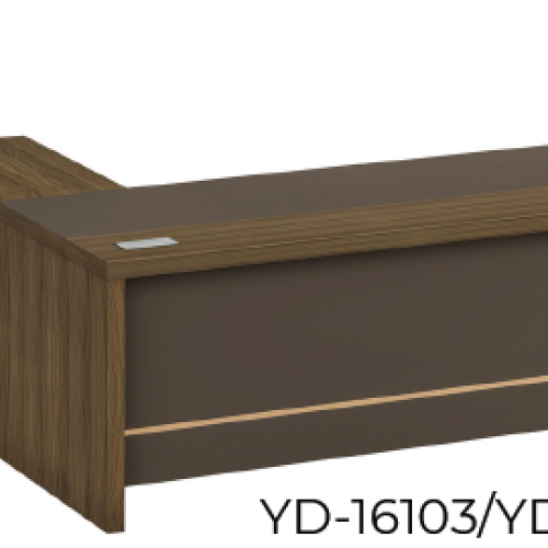 Bureau TEMPO Retour gauche ou droit Rangement avec serrure 160 cm coloris au choix