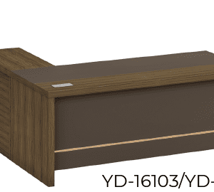 Bureau TEMPO Retour gauche ou droit Rangement avec serrure 180 cm coloris au choix