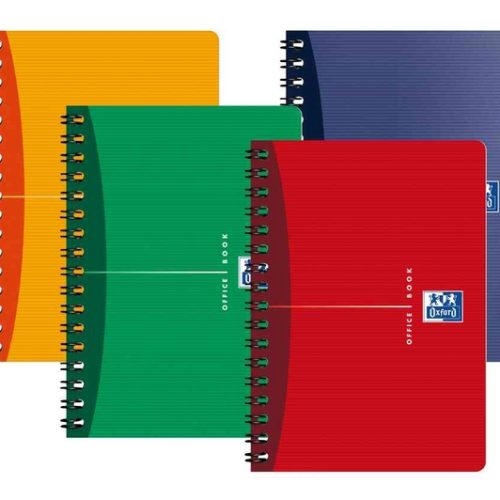 Cahier Oxford à spirales petits carreaux 144p 17×22 cm