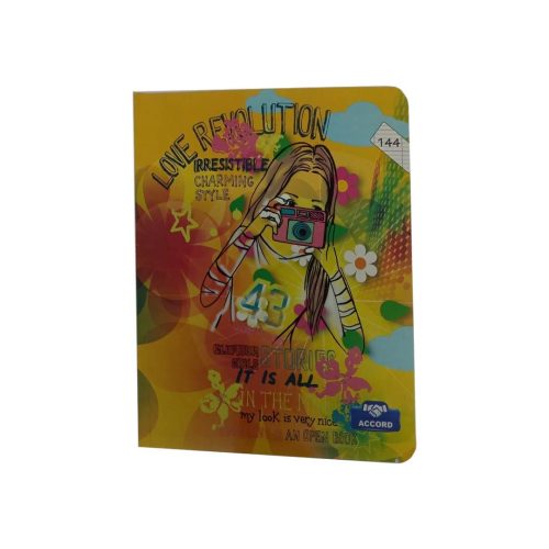 Cahier Piqué ACCORD 144 PAGES 17 X 22 CM 72G/M² Gand Carreaux