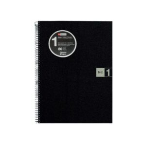 Cahier Spirale Bloc-note Miquelrius M®1 A4 - 80 feuilles - Papier Opaque 70g/m²