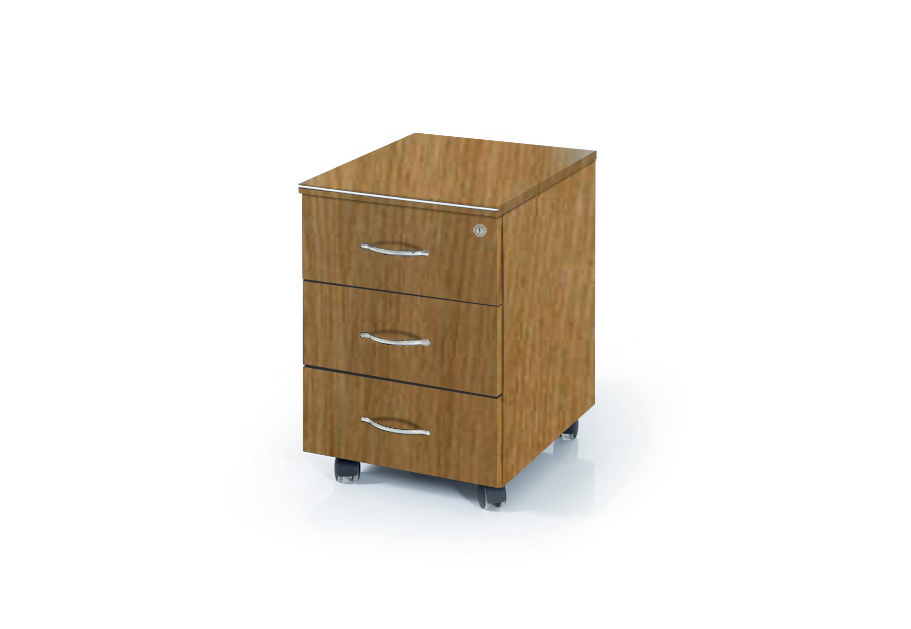 Caisson mobile en bois STANDARD 3 tiroirs 60*40*75 CHENE