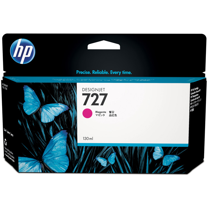 Cartouche d’encre HP 727 Designjet, Magenta (130 ml)